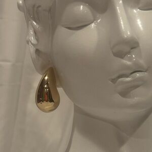Chunky Statement Teardrop Earrings